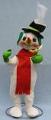 Annalee 18" Snowman Holding Yellow Bird - Near Mint - N161-78-3