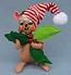 Annalee 6" Holly Mouse 2014 - Mint - 600014