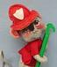 Annalee 7" Fireman Mouse - Near Mint - M110-70w