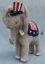 Annalee 11" Patriotic Elephant - Near Mint / Excellent - 981503a