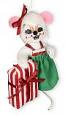 Annalee 3" Jolly Mouse Ornament 2023 - Mint - 710423