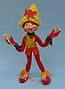 Annalee 9" Red Fall Scarecrow Elf - Mint - 351410