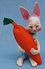 Annalee 7" Country Boy Bunny with Carrot - Mint - 064085sq