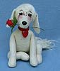 Annalee 6" Puppy Love Dog Holding Rose - Mint - 101212