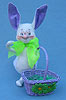 Annalee 6" Bunny with Purple Basket - Mint - 152407