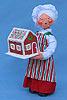 Annalee 9" Gingerbread Mrs Santa - Ooh - Near Mint - 504705