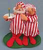 Annalee 7" Mr & Mrs Tuckered Santas - Mint - 510089