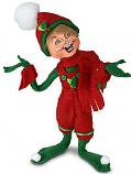 Annalee 9" Holiday Cheer Boy Elf 2021 - Mint - 510421