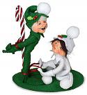 Annalee 5" Candy Cane Hostage Naughty Elves 2024 - Mint - 510924