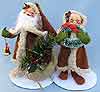 Annalee 7" Mr & Mrs Old World Santa - Mint - 5153-5152-96xx