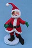 Annalee 7" Velour Santa with Pipe - Neat Mint / Excellent - 521085