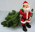 Annalee 18" Santa with Tree & Axe - Near Mint - 563487xo