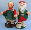 Annalee 18" Mr & Mrs Old World Santa - Mint - 5650-5651-94