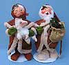 Annalee 18" Mr & Mrs Old World Santa with Lamb - Mint - 5652-5653-96