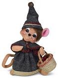 Annalee 6" Plaid & Pine Girl Mouse 2024 - Mint - 611224