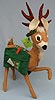 Annalee 18" Reindeer with Saddlebags - Near Mint - 660085a