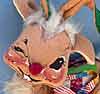 Annalee 36" Reindeer Winking & Red Nose - Very Good - 670070