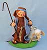 Annalee 7" Nativity Shepherd Child with Lamb - Mint - 707295xyell