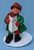 Annalee 7" Boy Caroler with Green Jacket - Mint/ Near Mint - 726291