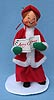 Annalee 10" Woman Caroler in Red Outfit - Mint / Near Mint - 726589