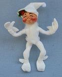 Annalee 5" White Christmas Elf - Near Mint - 734200xx