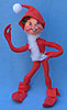 Annalee 10" Red Christmas Elf - Near Mint / Excellent - 735787