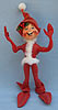 Annalee 10" Red Christmas Elf - Near Mint - 735793