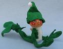 Annalee 10" Green Christmas Elf - Mint - 735885ox