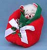 Annalee 7" Mouse in Red Slipper - Mint / Near Mint - 772394