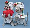 Annalee 7" Mr & Mrs Tuckered Mice - Mint / Near Mint - 7747-7749-91