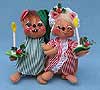 Annalee 7" Mr & Mrs Tuckered Mice - Mint / Near Mint - 7747-7749-96