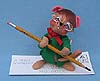 Annalee 7" Letter to Santa Mouse with Glasses - Mint / Near Mint - 775196sq