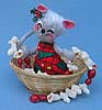 Annalee 7" Mouse in Popcorn Basket - Mint - 775999