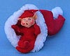 Annalee 3" Red Elf in Red Santa Hat Ornament - Mint - 788303ooh