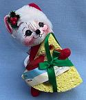 Annalee 7" Gift Mouse - Very Good - 870699a