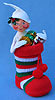 Annalee 10" Stocking Stuffer Elf - Mint - 871400ox