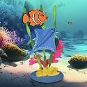 Annalee 11" Peaceful Reef Clown Fish & Stingray Vignette AIA 2024 - Mint - 912124