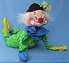 Annalee 18" Green Clown with Open Eyes - Mint - A341-78grox