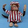 Annalee 7" Boy Nightshirt Monkey - Near Mint - C301-73b