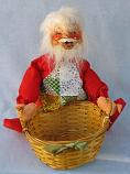 Annalee 18" Santa with Basket - Mint / Near Mint - C34-74xo