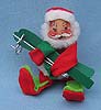 Annalee 7" Santa Holding Skis & Poles - Mint / Near Mint - C8-76