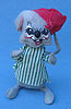 Annalee 7" Nightshirt Boy Mouse with White Hair - Near Mint - M92-67wha