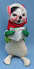 Annalee 12" Caroller Boy Mouse - Excellent - N151-79