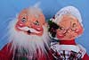 Annalee 18" Mr & Mrs Santa Cardholder - Near Mint - N37-N36-83b