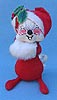 Annalee 7" Mrs Santa Mouse with Muff - Mint / Near Mint - W91-67