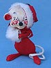 Annalee 7" Mrs Santa Mouse with Muff - Mint / Near Mint - W91-67x