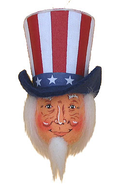 Sue Coffee's Annalee Exclusive Uncle Sam Pin / Ornament