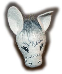 Annalee Sue Coffee Exclusives Donkey Pin/Ornament